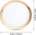 Kisangel Dustproof Lampshade Cover with Shiny Iron Ring Ceiling Lamp Shade Protector Dust for Chandelier and Lamp Decor