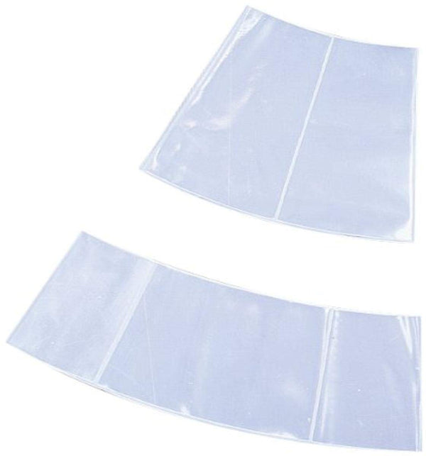 Mutual Industries 17741 2 Piece Reflective Traffic Cone Collar Set, White, one size
