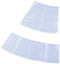 Mutual Industries 17741 2 Piece Reflective Traffic Cone Collar Set, White, one size