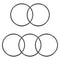 Othmro 10Pcs Nitrile Rubber O-Rings, 0.05in Wire Dia 2.08in OD, Black, for Air Sealing Professional Plumbing
