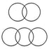 Othmro 10Pcs Nitrile Rubber O-Rings, 0.05in Wire Dia 2.08in OD, Black, for Air Sealing Professional Plumbing