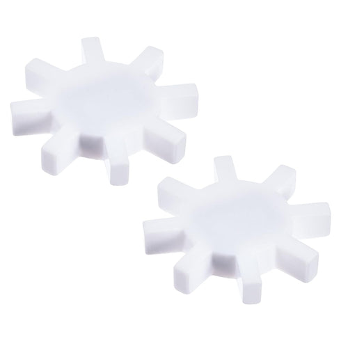 MECCANIXITY Magnetic Stirrer Mixer, Stir Bar Rod 39mm Gear Shape Coating Magnet for Laboratory, 2Pcs