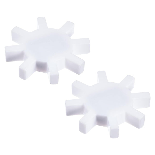 MECCANIXITY Magnetic Stirrer Mixer, Stir Bar Rod 39mm Gear Shape Coating Magnet for Laboratory, 2Pcs