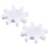 MECCANIXITY Magnetic Stirrer Mixer, Stir Bar Rod 39mm Gear Shape Coating Magnet for Laboratory, 2Pcs