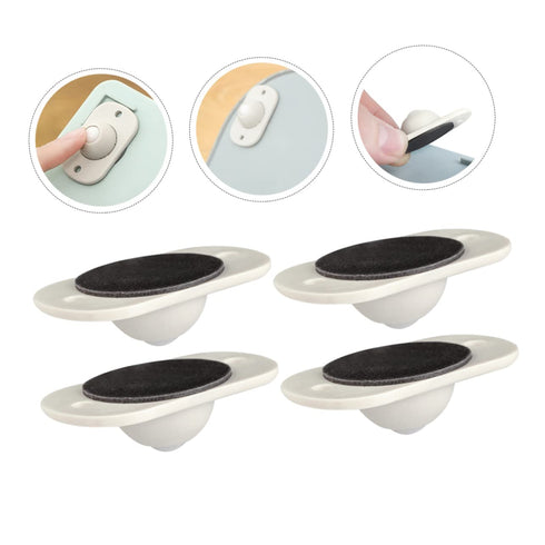 8pcs Self-Adhesive Sticky Casters for Easy Movement of Storage Boxes Trash Cans and Furniture Wheels with Construction
