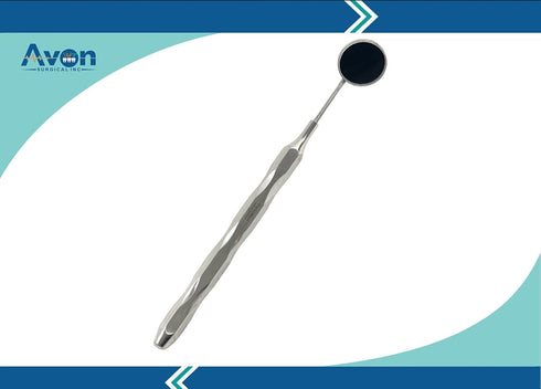 Avon Surgical #5 (3 Pack) Hollow Handle Dental Mouth Mirror for Teeth Inspections, Oral Care Instruments - Premium