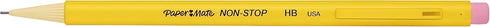 Paper Mate Non-Stop Mechanical Pencil | 0.7mm with Shock-Absorbing Tip | HB #2 | Assorted Barrel Colours, 10 Count