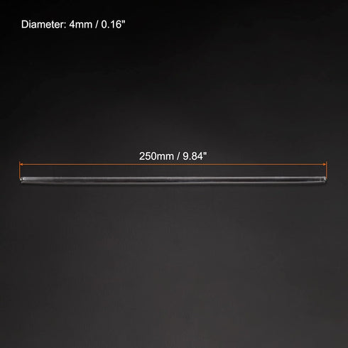 MECCANIXITY 3.3 Borosilicate Glass Stick, 9.84" Length, 4mm Dia Stir Rod Mixing Tools, 3Pcs