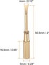 Mini Bracelet Screwdriver 4mm Titanium Steel Slotted Screw Driver with 6mm Width Non-slip Handle for Bracelet Repair Screwdriver Tools, Gold Tone