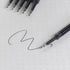 Gel Ink Pen Refills, 12 Count, Retractable Click Black Ink, 0.5mm Needle Fine Point Smooth Writing