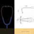 MaiWieel-Classi Stethoscope Black Blue Single Head Stethoscope for Nurses Doctor,EMT Student,Home Medical, Estetoscopio