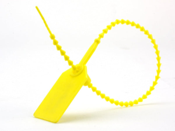 Yellow Tamper Seals - Zip Ties for Fire Extinguishers & Fire Safety