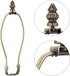WOEIFGV Bronze Metal Lamp Finial Knob Lamp Decoration for Lamp Shade Standard Lamp Harps Desk Lamps Floor Lamps