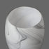 2pcs 1-5/8-inch 4.7" 5.6" G0084 Oval Shaped Glass Lamp Shades Replacement Globe or Cover with Faux Marble Texture