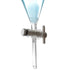 Borosilicate Glass 1000ML Separating Funnel, Heavy Wall Conical with 24/40 Joints and PTFE Stopcock for Lab and Food
