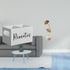 Fenteer Retro Wooden Remote Organizer with Leaf Shaped Metal Sculpture Nordic Creative Abstract Holder for Table