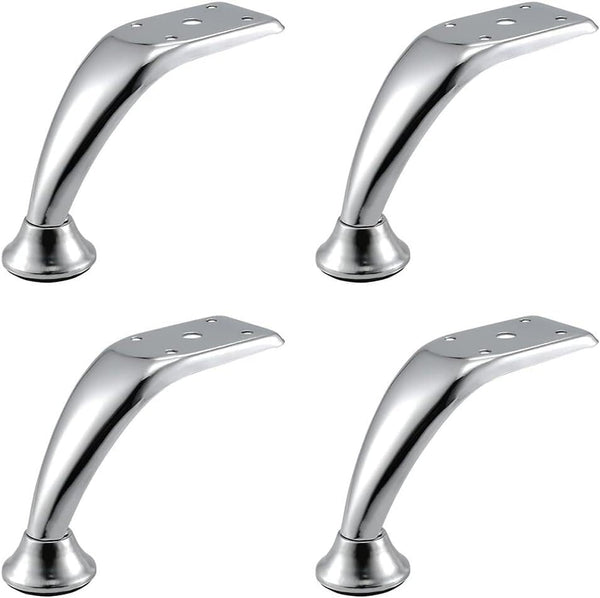 LBAawxe 4 Pack Furniture Legs 110MM Metal Table Legs Replacement Support Legs for
