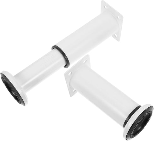 2pcs Adjustable Metal Furniture Legs Cabinet Levelers 12-18cm Extendable Sofa Couch Support