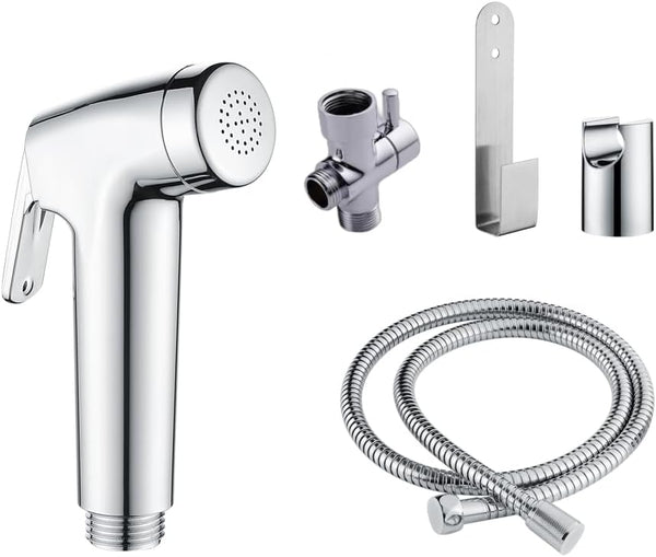 REWEE Handheld Bidet Sprayer for Toilet, Cloth Diaper Sprayer, Portable Toilet, Shattaf with