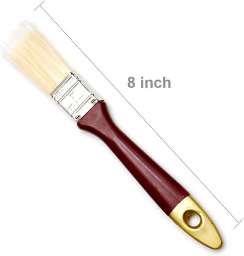 (5 Pack) Paint Brushes 2.5", 2", 1.5", 1", 0.5" for Latex or Oil Based Paints with Comfort Handle
