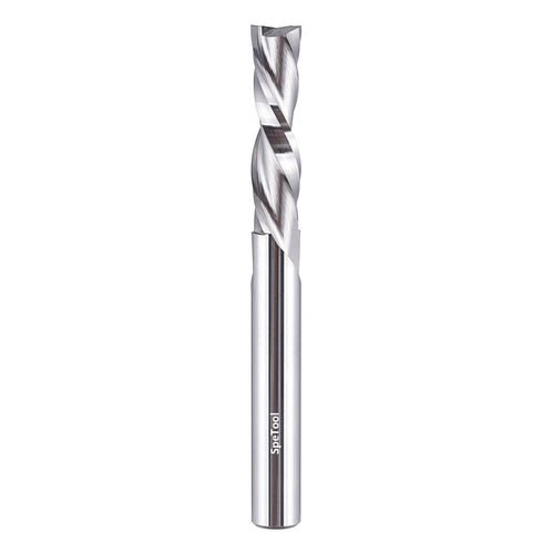 SpeTool Spiral Router Bits Down Cut 1/4 inch Cutting Diameter, 1/4 inch