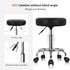 KKTONER Round Rolling Stool Chair PU Leather Height Adjustable Swivel Drafting Work SPA Shop Medical Salon Stools