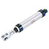 MECCANIXITY Pneumatic Air Cylinder, Double Action MAL25X75, 25mm Bore 75mm Stroke with Quick Fitting Set