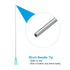 PATIKIL 6Pcs 18Ga x 5 Inch Dispensing Needle Tips Stainless Steel and Plastic Glue Needle Tube Blunt Tips