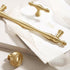 SANCHAKOU 2 Pack 30 14 26Mm Drawer Handles Brass Cabinet Door Handles Wardrobe Shoe Cabinet Bedside Cabinet Cabinet