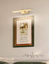 Dimmable 15.75" Inches 3000k Joosenhouse Picture Light Battery Operated Wireless Picture Light with Timer Remote Gold