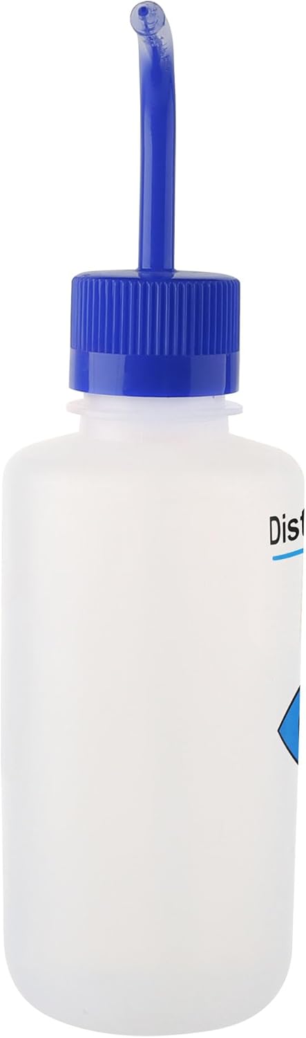 6PCS Safety Water Wash Bottles, 500ml (17oz) Squirt Bottle Acetone Squeeze Wash Bottle for Lab