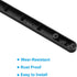 12 Inch 8 19/32" (15mm) PATIKIL Drawer Slides, Pcs Plastic Guide Rails Side Mounted Rails