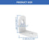RiseDirectly 30 90 (1 1 Inch) Pcs L Brackets for Shelves, Heavy Duty White Corner Brace for Wood, Stainless Steel