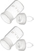 Hemobllo Glass Beakers 2pcs, Weighing Bottle Chemistry Laboratory Equipment Pycnometer Flask for Specific Gravity