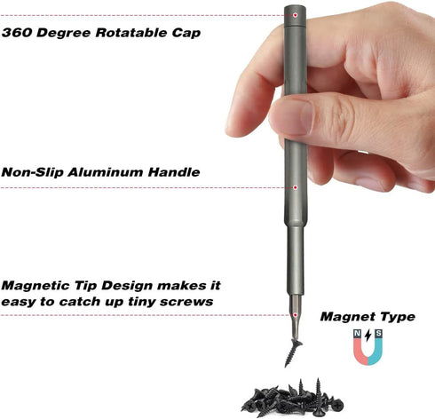 33 in 1 Precision Screwdriver Set - Electronics Precision Repair Tool Kit for Phone, Laptop, Game Console