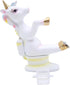 Unicorn Tape Dispenser, Unique Sitting on Toilet Desk Accessory, 5.25 Inches Funny Office Supplies