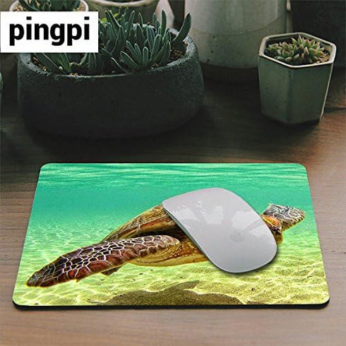 pingpi Custom Mouse Pad, Lord Howe Island Sea Turtle Design, 9.5 X 7.9 Inch