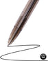 Black Pens Bulk, 60 Pack of Retractable Ballpoint Pens, Medium Point, Smooth Writing, No Smudge for School and Office