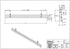 Hardware Resources 17IN WIDE SATIN NICKEL WIRE SHOE FENCE FOR SHELVING