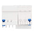 YWBL-WH DZ47LE-63 Current Circuit Breaker 230V 63A 30mA 3P+N C63 RCCB Leakage Overload Short Circuit Breaker