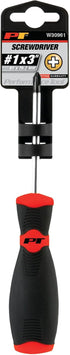 Performance Tool W30961 Phillips #1x3-Inch Screwdriver with Clear Handle by Performance Tool