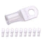 SELTERM 10pcs 1/0 AWG-5/16" Stud Tinned Copper Wire Lugs, Heavy Duty Battery Cable Ends, UL Marine Grade