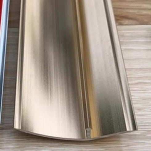 SVBVRFEEW 20in 60in 1/2-4/5", Wheelchair(Brass,100cm/40in) Floor Transition Strip Aluminum Cuttable Threshold Ramp Long