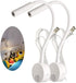 2 Pack Corded Wall Mount Lamp Reading Wall Light for Bed Easy