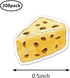 GUVSPTI 0.5in 208-Pack Cheese Dairy Food Planner Stickers, Monthly Scrapbooking Arts Calendars Crafting