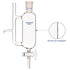 Water Oil Receiver Separator with 24/40 Lab Supply, 250 ml