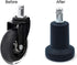 Ivank 10pcs 6cm Chair Glides to Replace Casters, Height Office Chairs Stationery Office Replacement Chair Without