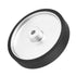 Encoder Meter Wheel 250mm Aluminum Alloy Rubber Industrial Encoder Measurement Meter Wheel for Rotary Encoders,Counter