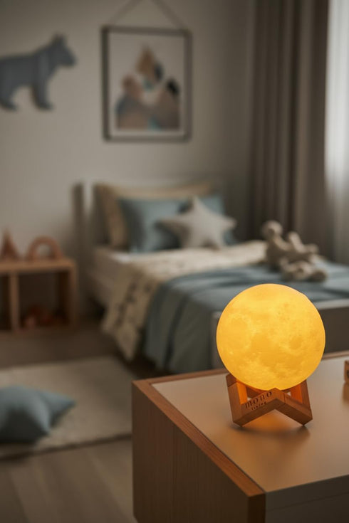 5.9 Inch 16 3D Moon Lamp for Adults - Color LED Light Up Moon Ball, Large Realistic Night Light with Remote & Timer