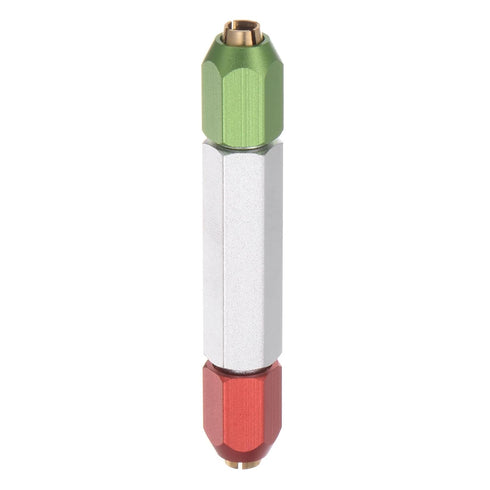 HARFINGTON Aluminum Alloy Pin Gage Handle, 5-6mm Clamping Range, Go No Double End Gauge Handle for Industrial Tools